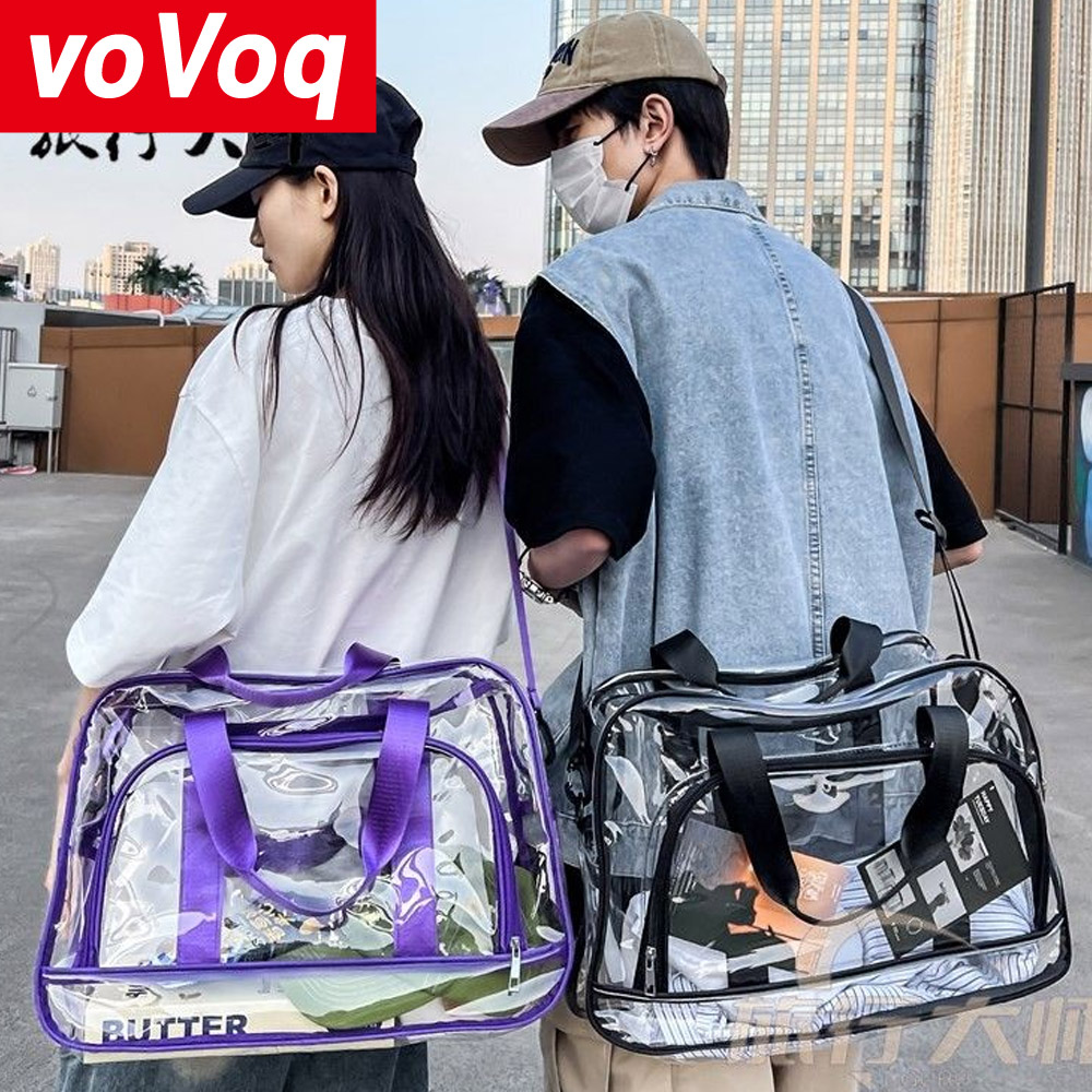 Women Bags Max - حقيبة سفر شفافة على الطراز الكوري