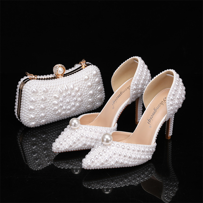 Women Bags Online - مجموعة حقيبة وأحذية للنساء أحذية زفاف