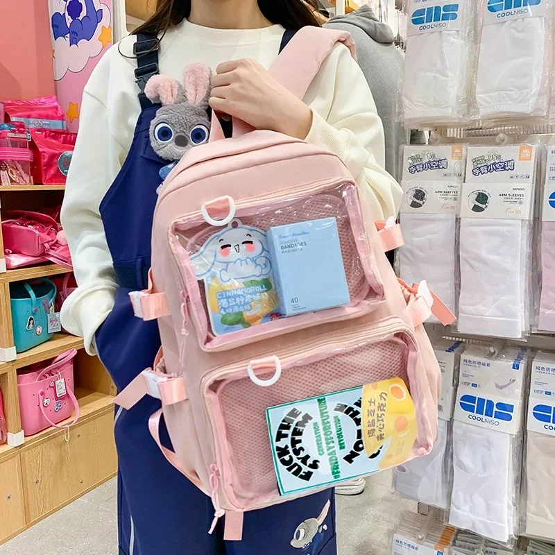 Women Bags College - حقيبة ظهر يابانية كاواي إيتا باج
