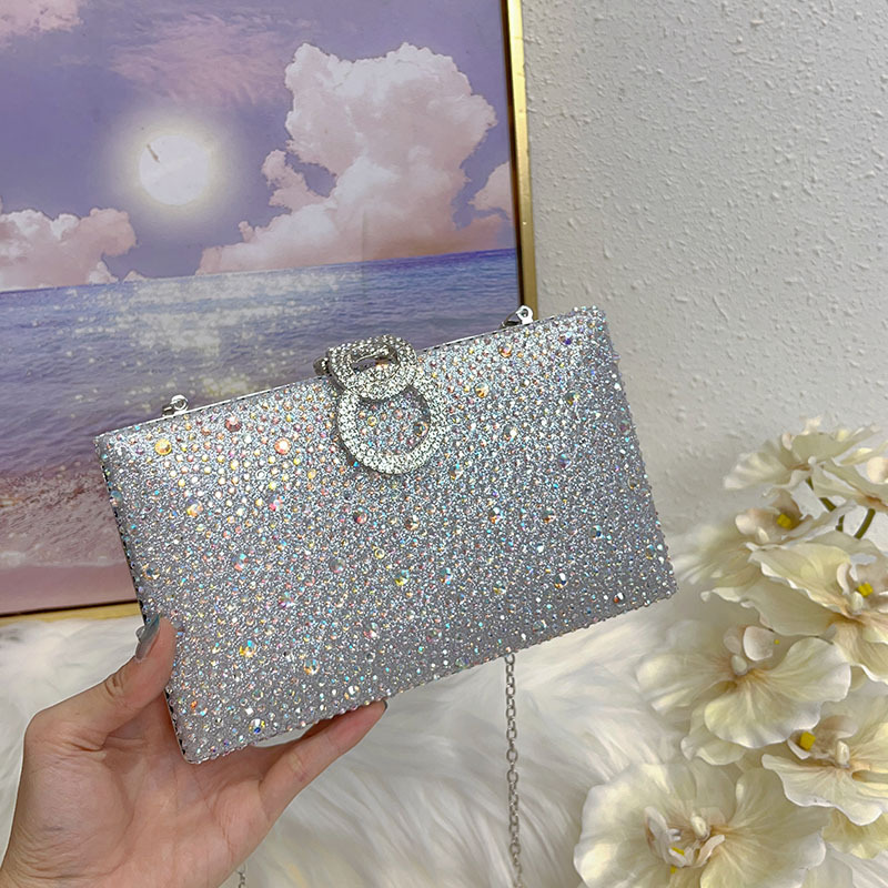 Women Handheld Bags - حقيبة عشاء فاخرة، حقيبة يد مرصعة