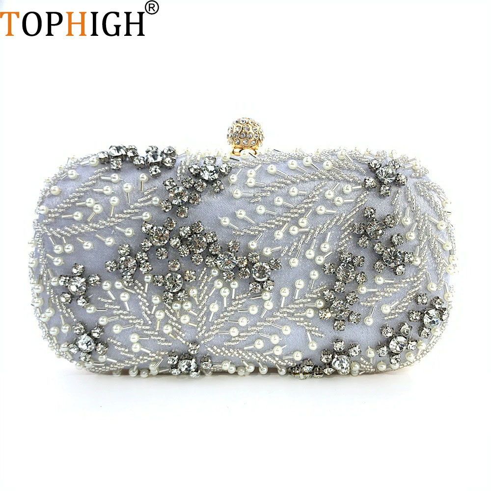 Women'S Bag Online - حقيبة سهرة مرصعة بالألماس من TOPHIGH،