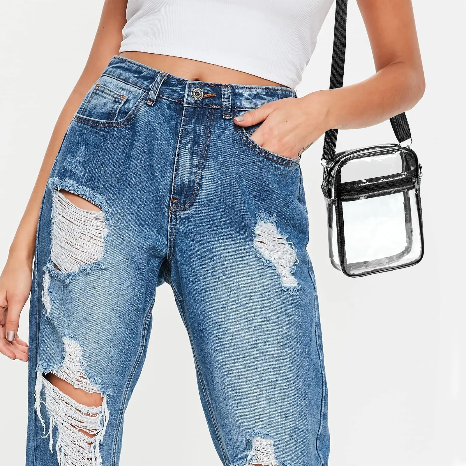 حقيبة كتف نسائية شفافة معتمدة  - مراجعة Women Bags Polene وسعره