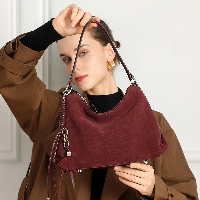 حقائب هوبو عصرية من الجلد السو - مراجعة Women'S Bags Cross Body وسعره