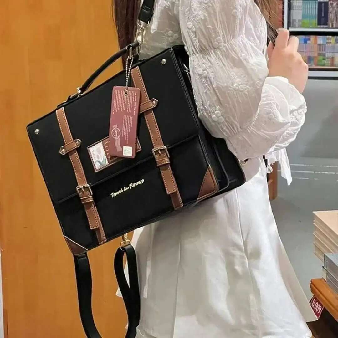 Y2K Preppy نمط سعة كبيرة Ita ح - مراجعة Women'S Bags Cross Body وسعره