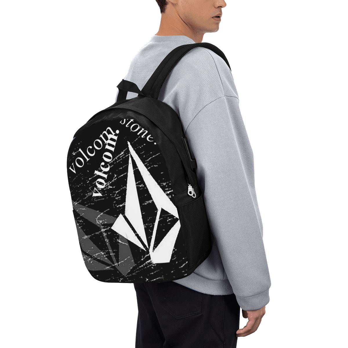 حقيبة ظهر بشعار V-Volcom، حقيب - مراجعة Women Bags College وسعره