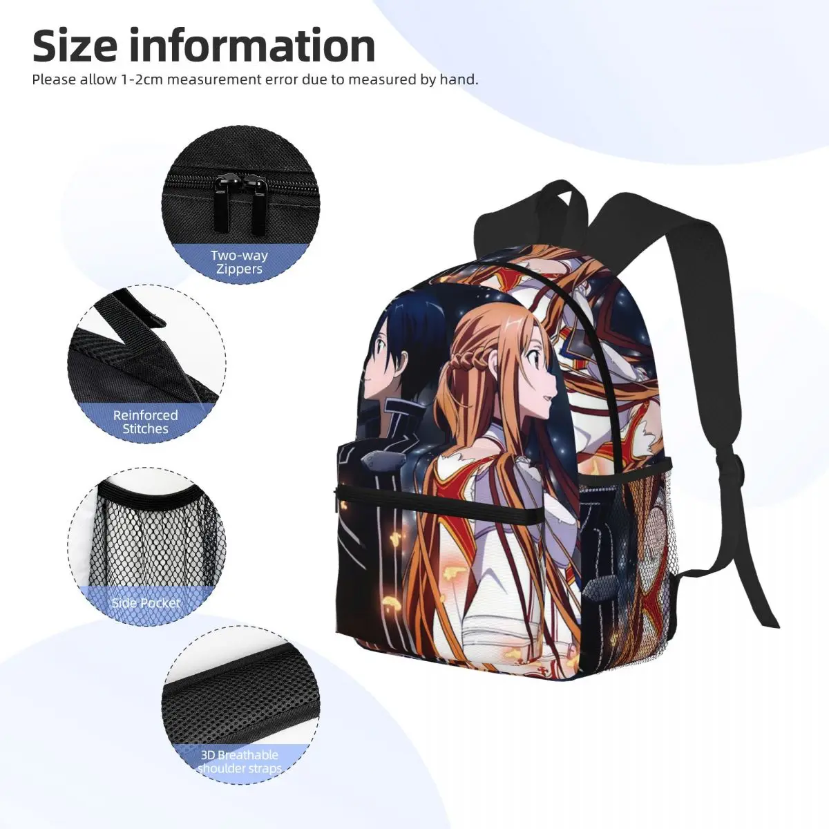 حقيبة ظهر مدرسية من Sword Art  - مراجعة Women'S Bag Online وسعره