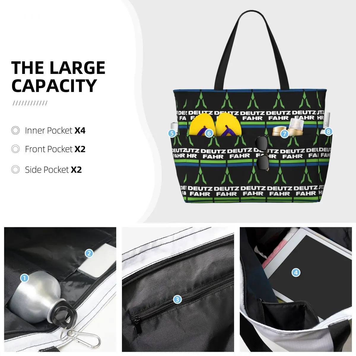 حقيبة شاطئ أساسية بشعار دويتز  - مراجعة Women'S Best Bags For Travel وسعره