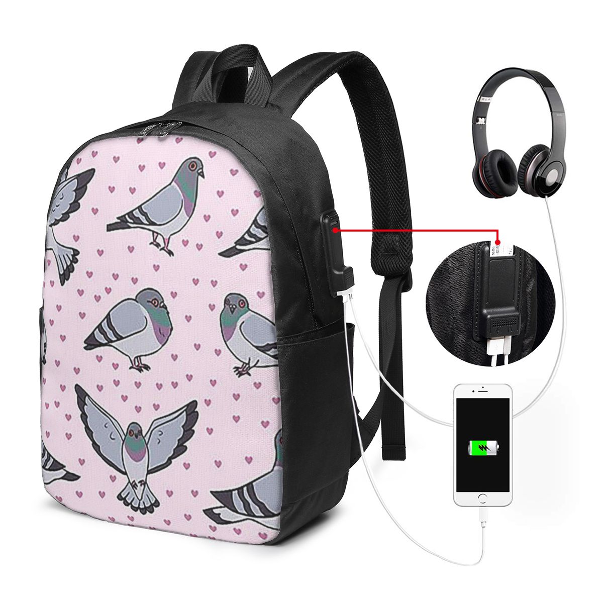 حقيبة ظهر لطيفة على شكل حمام ك - مراجعة Women Bags Pack وسعره
