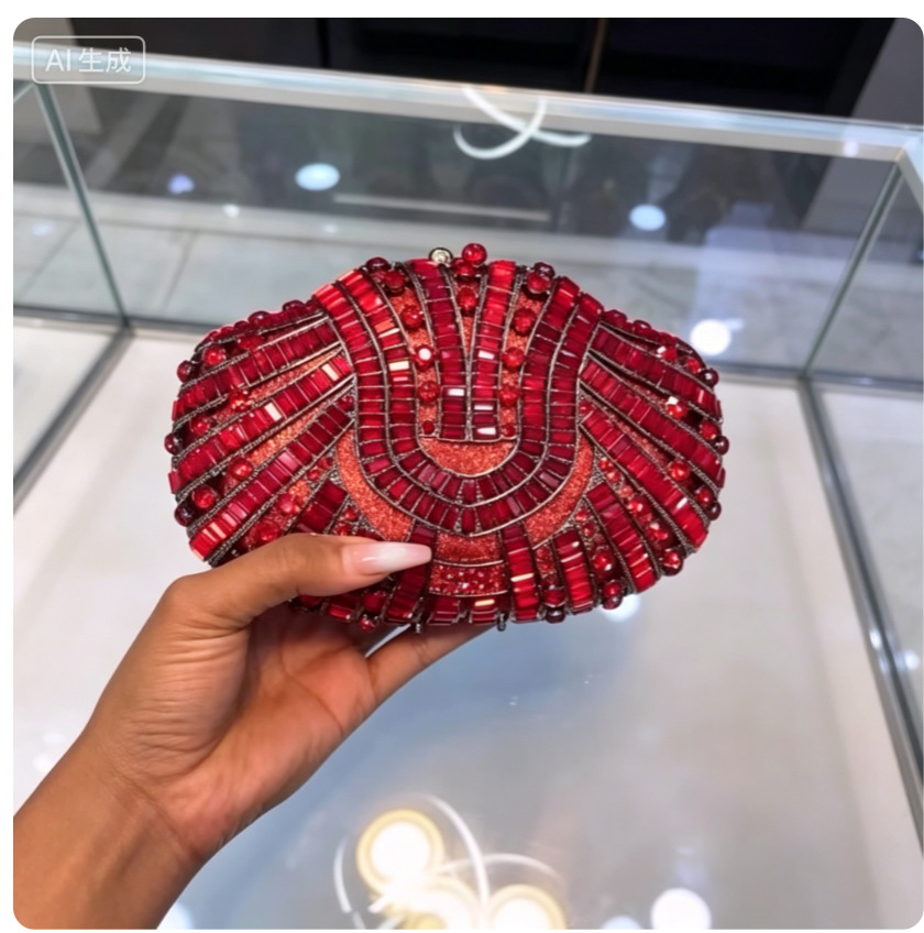 حقيبة يد نسائية من الكريستال و - مراجعة Women Handheld Bags وسعره
