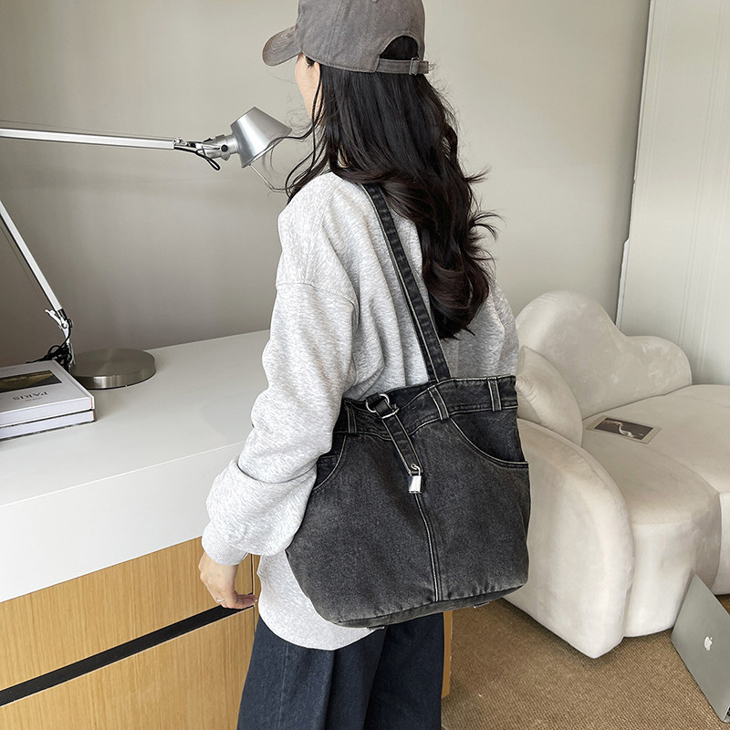 أزياء الدنيم، بسيطة وعصرية، تح - مراجعة Women'S Bags New Collection وسعره