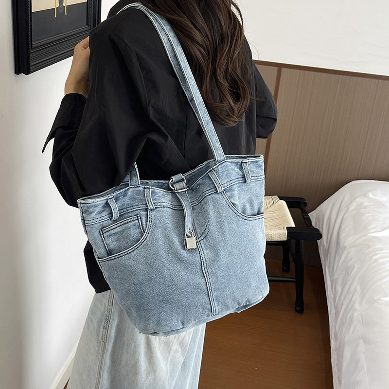 أزياء الدنيم، بسيطة وعصرية، تح - مراجعة Women'S Bags New Collection وسعره