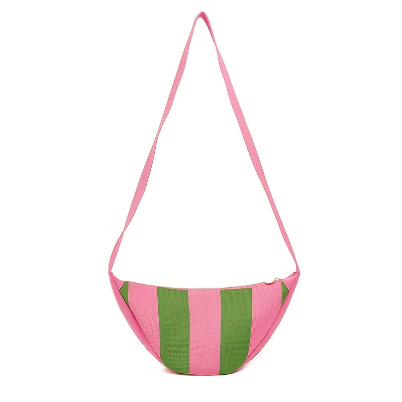 حقيبة كروس بودي أنيقة مخططة لل - مراجعة Women Bags Pack وسعره