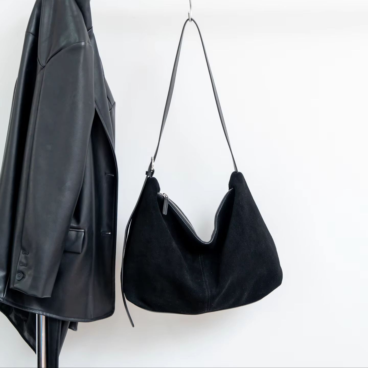 حقيبة كتف نسائية من الجلد المد - مراجعة Hobo Bag Slouchy وسعره